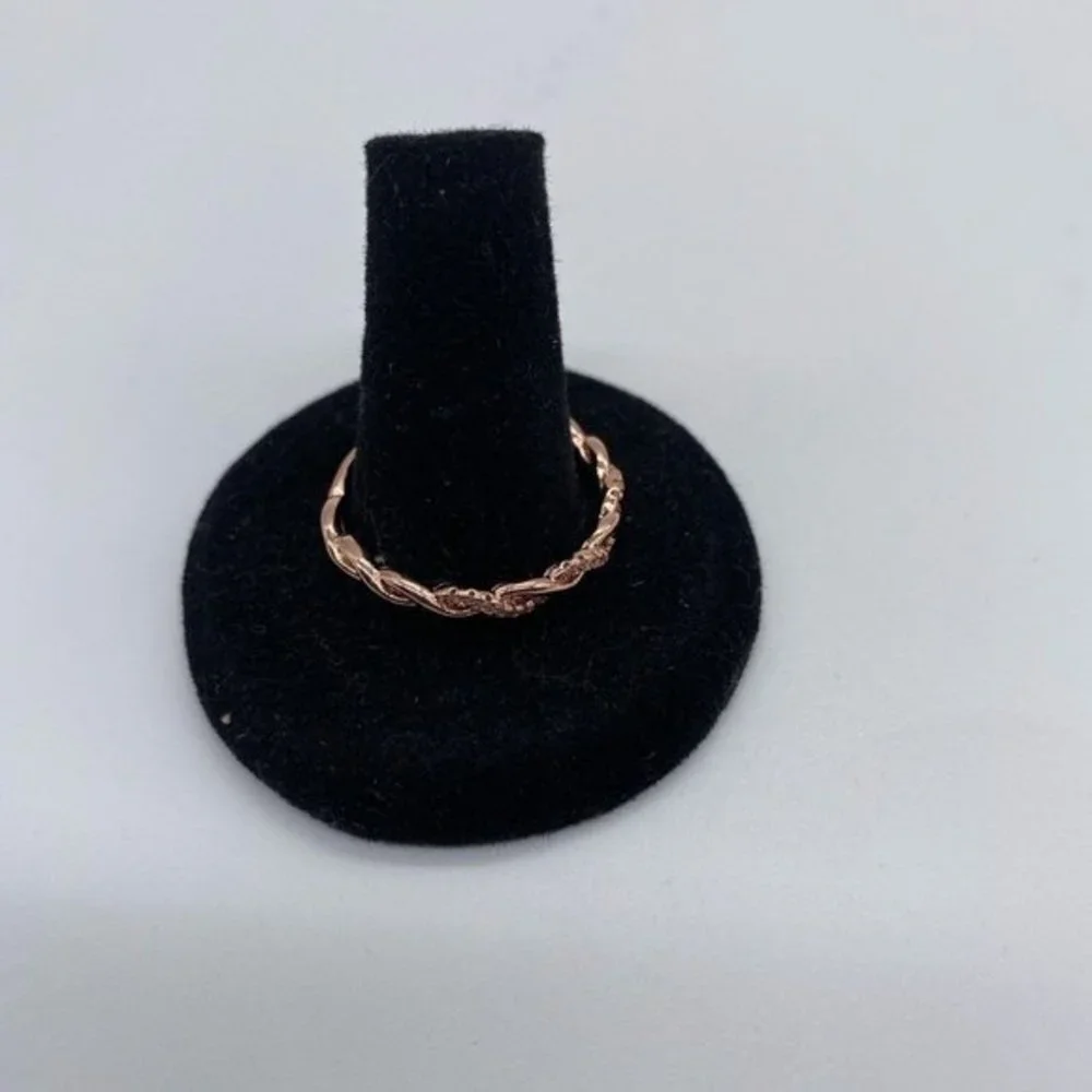 Half‎ and Half Chain and Metal Rope Chain Bangle Rose Gold 2 Size Available